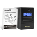 ИБП ExeGate Smart LB-500.LCD.AVR.2SH (500VA/300W, LCD, AVR, 2*EU/Тип F(Schuko), батарея 12V 4.5Ah, Black) EX299494RUS