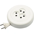 Бытовой удлинитель-рулетка Uniel YX6-103 /UCK-3N/2x0,75/03M/R WHITE UL-00009854