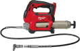 Шприц для смазки Milwaukee M18 GG-0 (4933440493) (для герметика, питание: аккумулятор, 18 В, загрузка тремя способами: залив, картридж и всасывание, длина: 355 мм, емкость герметика: 400 мл, максимальное давление: 562 бар)