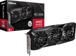 Видеокарта ASRock AMD  Radeon RX 7600 RX7600 CLP 8GO 8ГБ Challenger, GDDR6, OC,  Ret