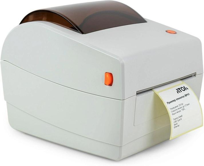 Термопринтер Атол BP41 61887 203dpi 127мм/с/USB/RS232/Eth для печ.этик. серый