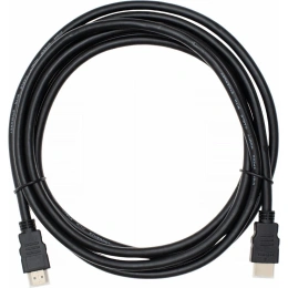 Аудио-видео кабель CACTUS CS-HDMI.1.4-3 HDMI (m)/HDMI (m) 3м. позолоч.конт. черный 1723671