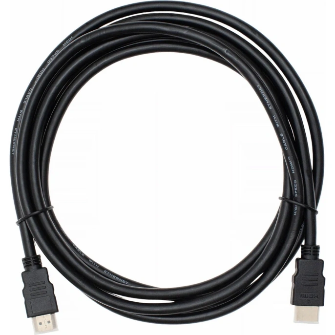 Аудио-видео кабель CACTUS CS-HDMI.1.4-3 HDMI (m)/HDMI (m) 3м. позолоч.конт. черный 1723671