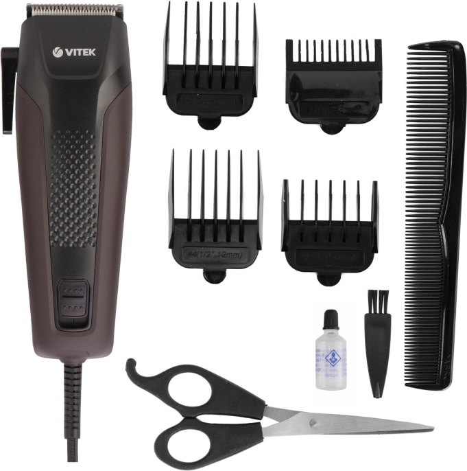Машинка для стрижки Vitek VT-2581 разноцветный