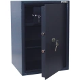 Сейф BRABIX КМ-620Т 620х430х375 мм, 35кг, ключевой замок, полка, трейзер, крепление к стене 291167