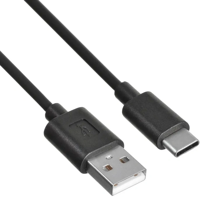 Кабель KINGPRICE KP-USBAC-3A-1m,  USB Type-C (m) -  USB (m),  1м,  3A,  черный