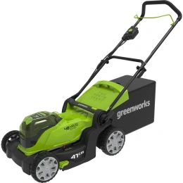 Аккумуляторная газонокосилка GreenWorks G24x2LM41 2х24 В 2512607