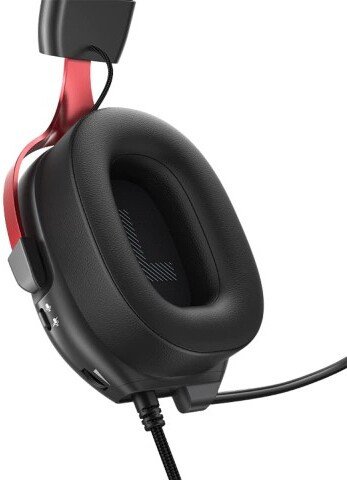 Гарнитура QCY VN200 Pro Black BH25H7GMA виртуальный объемный звук через USB 7.1, 40-миллиметровый неодимовый драйвер, качественная настройка звука, регулируемое оголовье и поворотный микрофон, полная совместимость