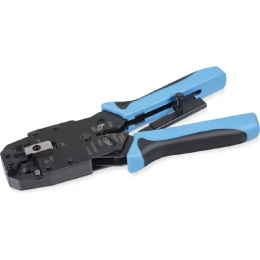 Cabeus HT-2008AR Инструмент обжимной для RJ-45 8р8с , RJ-11/12 6р6с, 6р4с, 6р2с , 4р4с, 4р2с, профессиональный, с храповым механизмом (HT-2008AR*)
