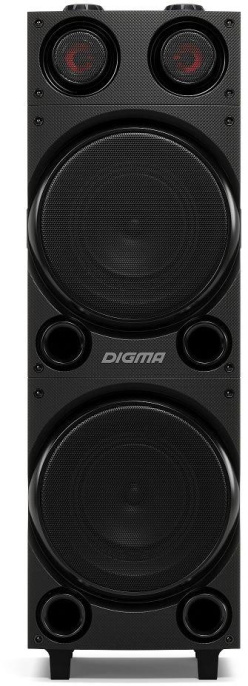Минисистема Digma MS-14 черный 600Вт FM USB BT micro SD