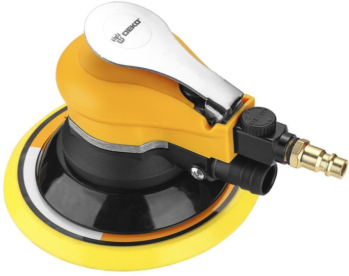 Шлифмашина орбитальная DEKO DKOS150, желтый / черный [063-4382]
