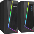 Акустическая система 2.0 ExeGate Accord 240 (питание USB, 2х3Вт (6Вт RMS), 60-20000Гц, цвет черный, RGB подсветка, Color Box) EX289688RUS