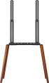 Подставка для телевизора Cactus CS-ST3644BKWN, 43-65", напольный, черный/орех
