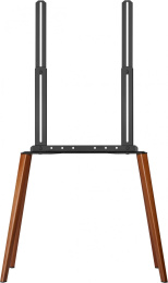 Подставка для телевизора Cactus CS-ST3644BKWN, 43-65", напольный, черный/орех