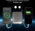 Мобильный аккумулятор Magssory PBN005 10000mAh 22.5W 3A USB-C титановый 30142829