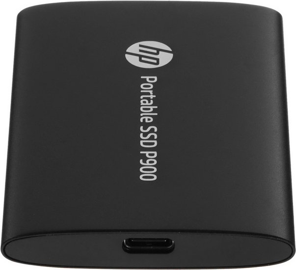 Внешний накопитель SSD USB3.2 HP P900 512GB 7M690AA USB 3.2 Gen2, 2000/2000Mbps, металл, Кабель, цвет Черный