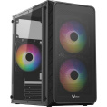 Корпус Formula V Line Air Mesh G4 Black, MATX, USB3.0*1 , USB2.0*1, REAR 1x120mm