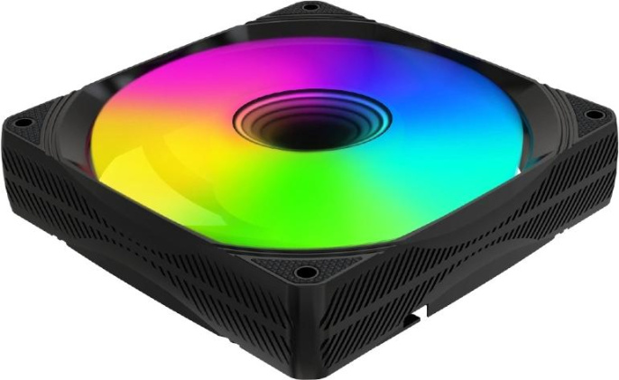 Вентилятор BLOODY BD-CF120ARGB1 120мм, 4-pin, 1600об/мин, 11 - 26 дБ, ARGB, черный, Ret [bd-cf120argb1-bk]
