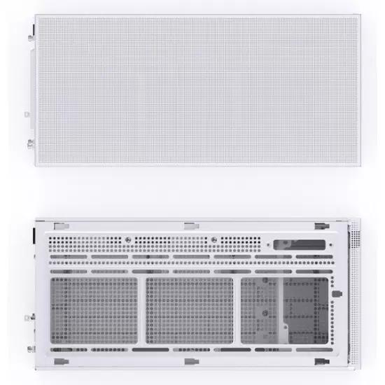Корпус без блока питания Case JONSBO D31 MESH, Mini-Tower, TG, no fan, 1xUSB-A 3.2 + 1xUSB-C 3.2, mATX, mDTX, mITX White (D31 MESH White)