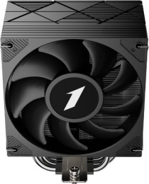 Кулер 1stPlayer CY12 Черный CY12-BK Intel LGA1851/1700/1200/115x, AMD AM5/AM4, крепление на винтах, 4 тепловые трубки 6мм , размер вентилятора: 120x120x25мм, гидравлический подшипник, 1900об/мин, 57.56CFM, 38.21dB A