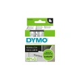 Картридж с лентой Dymo S0720500 12 мм, 7 м,, пластик, черный на прозрачном DYMO45010