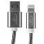 Cablexpert Кабель для Apple CC-G-APUSB02Gy-1.8M, AM/Lightning, серия Gold, длина 1.8м, титан, блистер