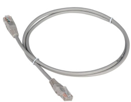 Патч-корд Lanmaster TWT-45-45-0.15-GY UTP RJ-45 вил.-вилка RJ-45 кат.5E 0.15м серый ПВХ