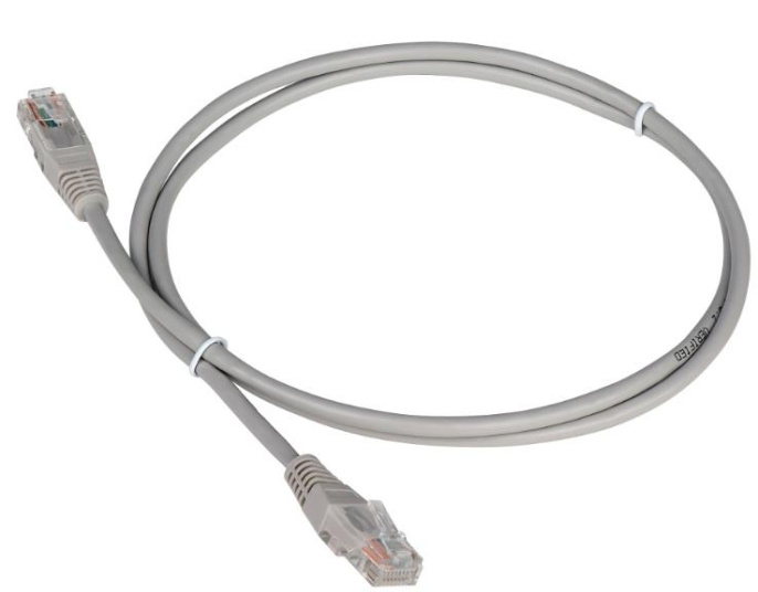 Патч-корд Lanmaster TWT-45-45-0.15-GY UTP RJ-45 вил.-вилка RJ-45 кат.5E 0.15м серый ПВХ