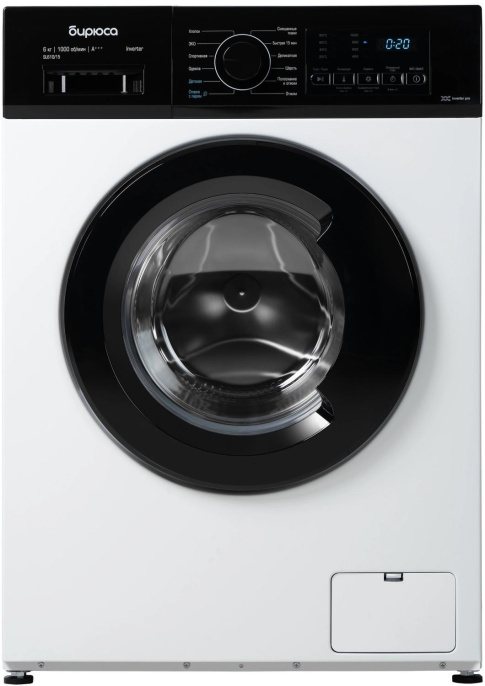 Стиральная машина Бирюса WM-SL610/15, с фронтальной загрузкой, 6кг, 1000об/мин, с паром, инверторная