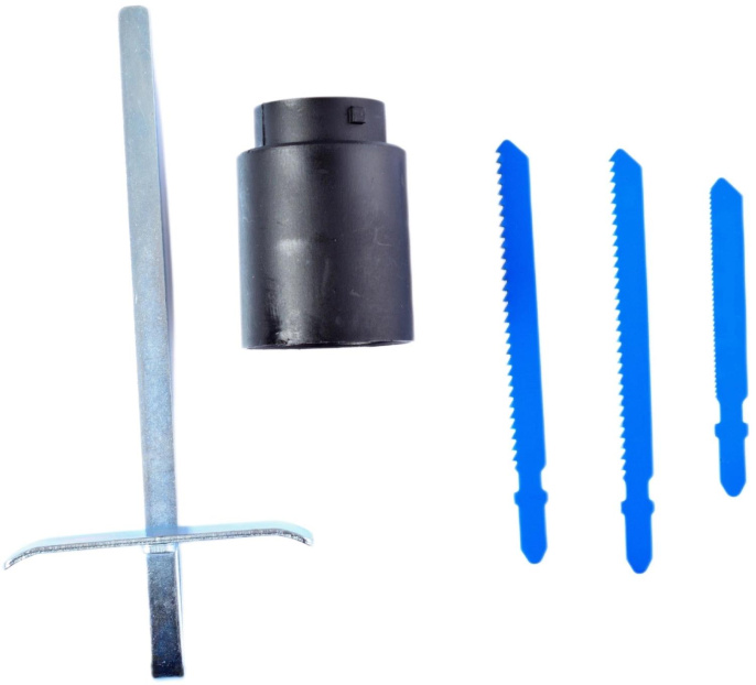 Лобзик RedVerg RD-JS850-100C +3пил. 850Вт 3000ходов/мин от электросети кейс в комплекте