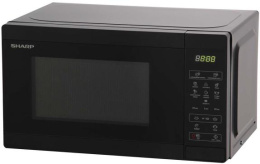 Микроволновая печь Sharp/ 20 л, 800 Вт, гриль, эмаль,черный, 440x258x324мм (R2800RK)