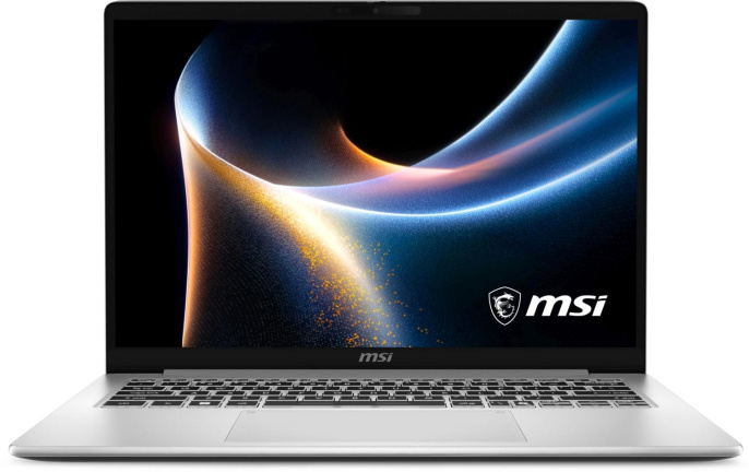 Ноутбук MSI Modern 14S AI+ G3MG-010XRU Core Ultra 7 355 16Gb SSD512Gb Intel Graphics 14" OLED FHD+ 1920x1200 без ОС silver WiFi BT Cam 9S7-14U212-010