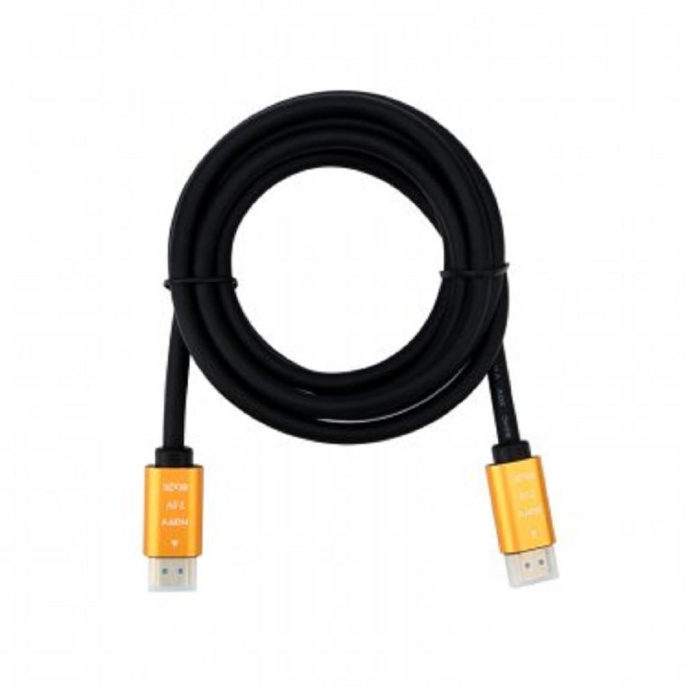 Rexant 17-6104 Кабель HDMI - HDMI 2.0, 2м, Gold цветная коробка