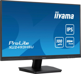 23.8" Монитор Iiyama ProLite XU2493HSU-B6,  1920x1080,  IPS,  100Гц,  1хHDMI,  1хDP,  черный