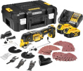 Реноватор DeWalt DCS356P2 DCS356P2-QW пиление, резка, шлифование, шабрение, питание: аккумулятор, 12 В, 5 А·ч, регулировка скорости, оборотов холостого хода: от 15000 до 20000 об/мин, диаметр