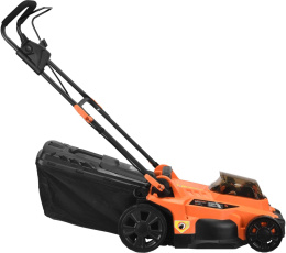 Газонокосилка аккумуляторная ELFY ELM3637CBPS,  37см, несамоходная,  4Ач, с 2 АКБ, с ЗУ [100064193717]