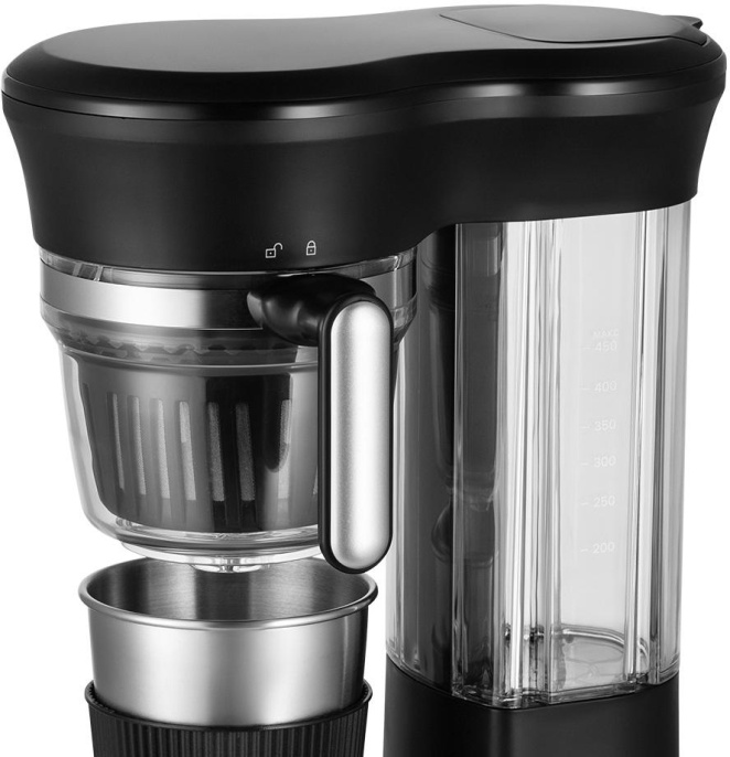 Кофеварка KitFort КТ-7141,  капельная,  черный  / нержавеющая сталь