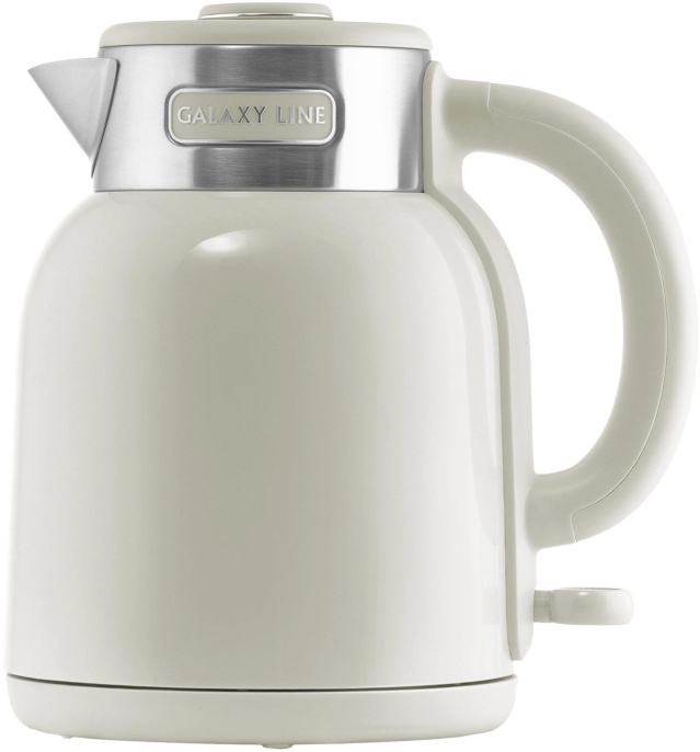 Чайник электрический Galaxy Line GL 0363 1.5л. 1800Вт бежевый корпус: нерж.сталь/пластик 7010103637