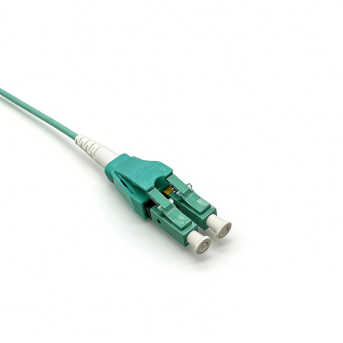 Оптический патчкорд NEOMAX NMO-LC-LC-MM-1M LC/UPC-LC/UPC, Uniboot OM4, Multimode, Duplex, 50/125, LSZH, Aqua, 1м