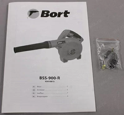 Bort Пылесос электрический/ Воздуходувка BSS-900-R (Blower) {Мощность 900 Вт; Воздуходувка ; Напряжение 220...240 В; Вес изделия 1,8 кг; 1,8 (1,7) кг; 32,5 x 9,5 x 22; ; гарантия 2 г} [93410815]