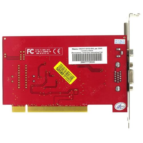 Плата видеонаблюдения PCI Orient SDVR-404A