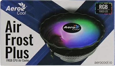 Кулер для процессора Aerocool Air Frost Plus 110W / FRGB / 3-Pin / Intel 115*/775/AMD / Clip