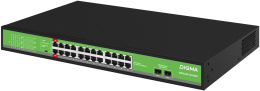 Коммутатор Digma DSP224G-2S-R400, неуправляемый