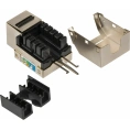 Модуль Keystone RJ45, кат.5e, STP, 90 градусов, белый, TWT-OK45STP/5E-WH