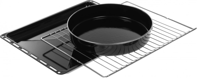 Духовой шкаф электрический Simfer B6EC16016,  58л,  дверца с 2 стеклами,  белый