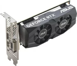 Видеокарта Asus PCI-E 4.0 RTX3050-O6G-LP-BRK NVIDIA GeForce RTX 3050 6Gb 96bit GDDR6 1507/14000 DVIx1 HDMIx1 DPx1 HDCP Ret low profile