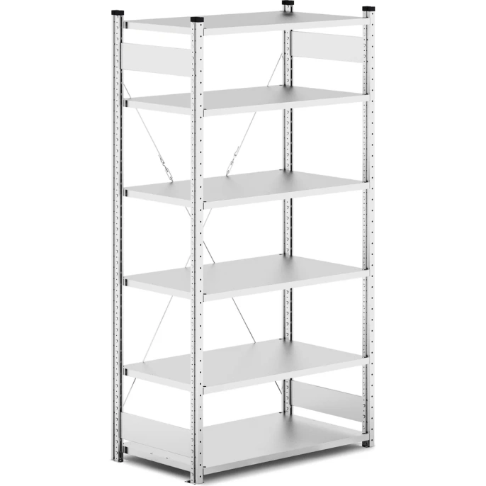 Стеллаж 6 полок, 1000х400х2500 KlestO МE256-410 1000501