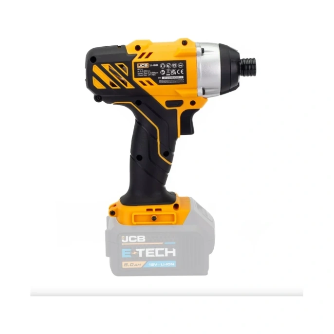 Аккумуляторный шуруповерт JCB 18V, макс 150 Нм, без аккумулятора JCB-18ID-B-E(57256)
