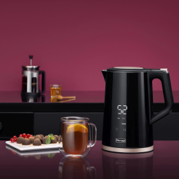 Чайник электрический Rondell RDE-1007 1.7л. 2200Вт черный корпус: пластик