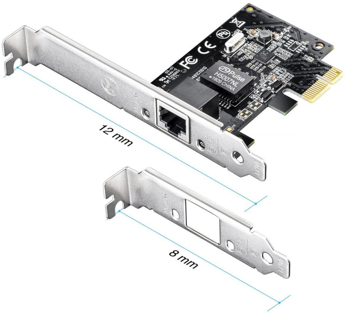 Сетевая карта Gigabit Ethernet CUDY PE10 PCI Express